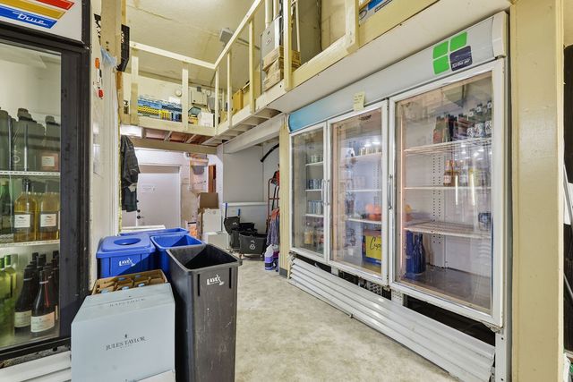Beverage coolers and dry storage