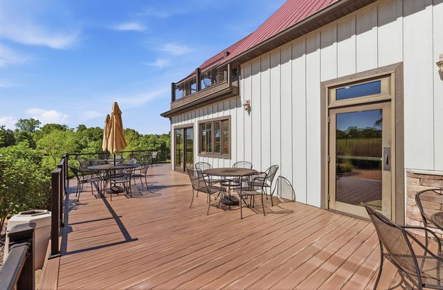 North deck outside the dining room