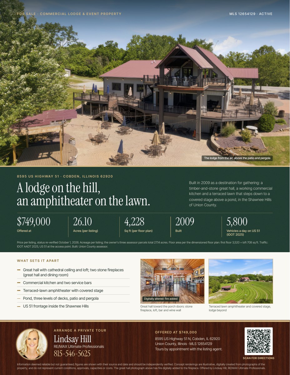 Cover of the property flyer