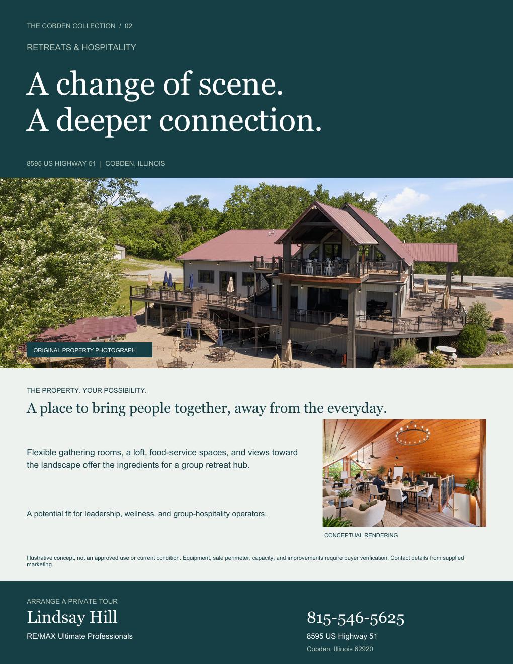 Retreats & hospitality flyer, the property collection