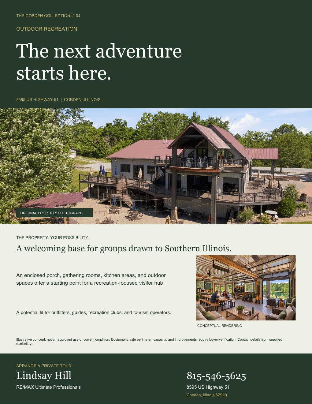 Outdoor recreation flyer, the property collection