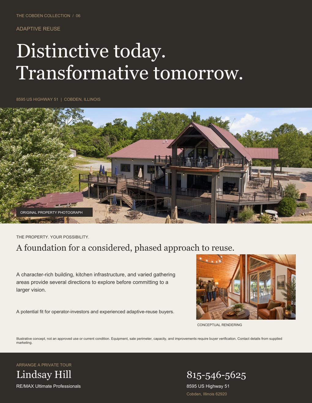 Adaptive reuse flyer, the property collection