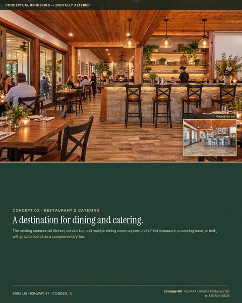 Social image: Concept: destination restaurant