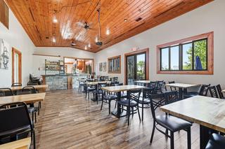 Dining room toward its service bar