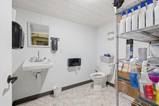 Staff restroom and janitorial