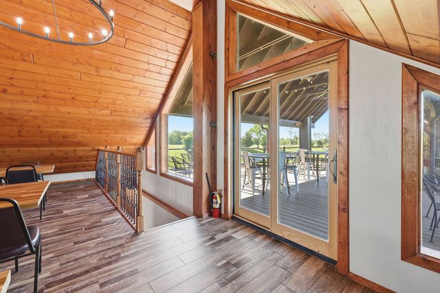Loft door to the covered upper deck
