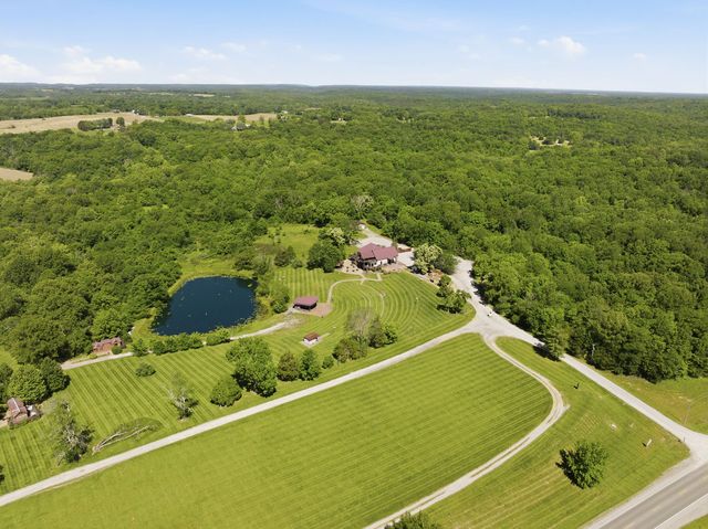 Frontage field and drive from the highway