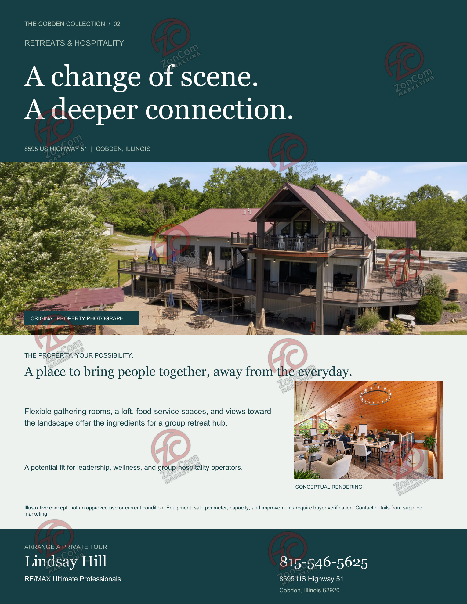 Retreats & hospitality flyer, the property collection