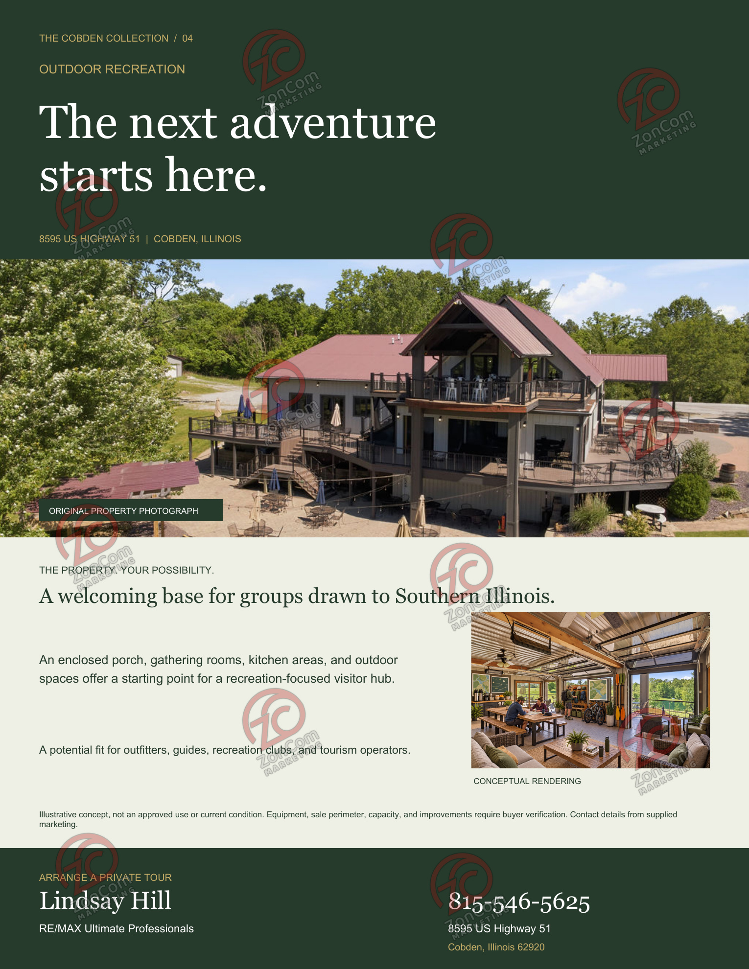 Outdoor recreation flyer, the property collection