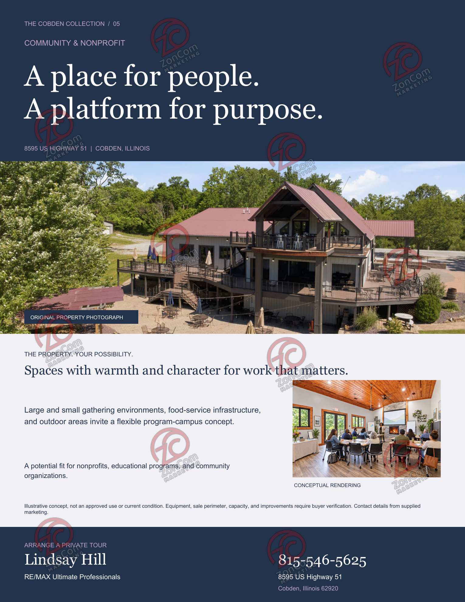 Community & nonprofit flyer, the property collection