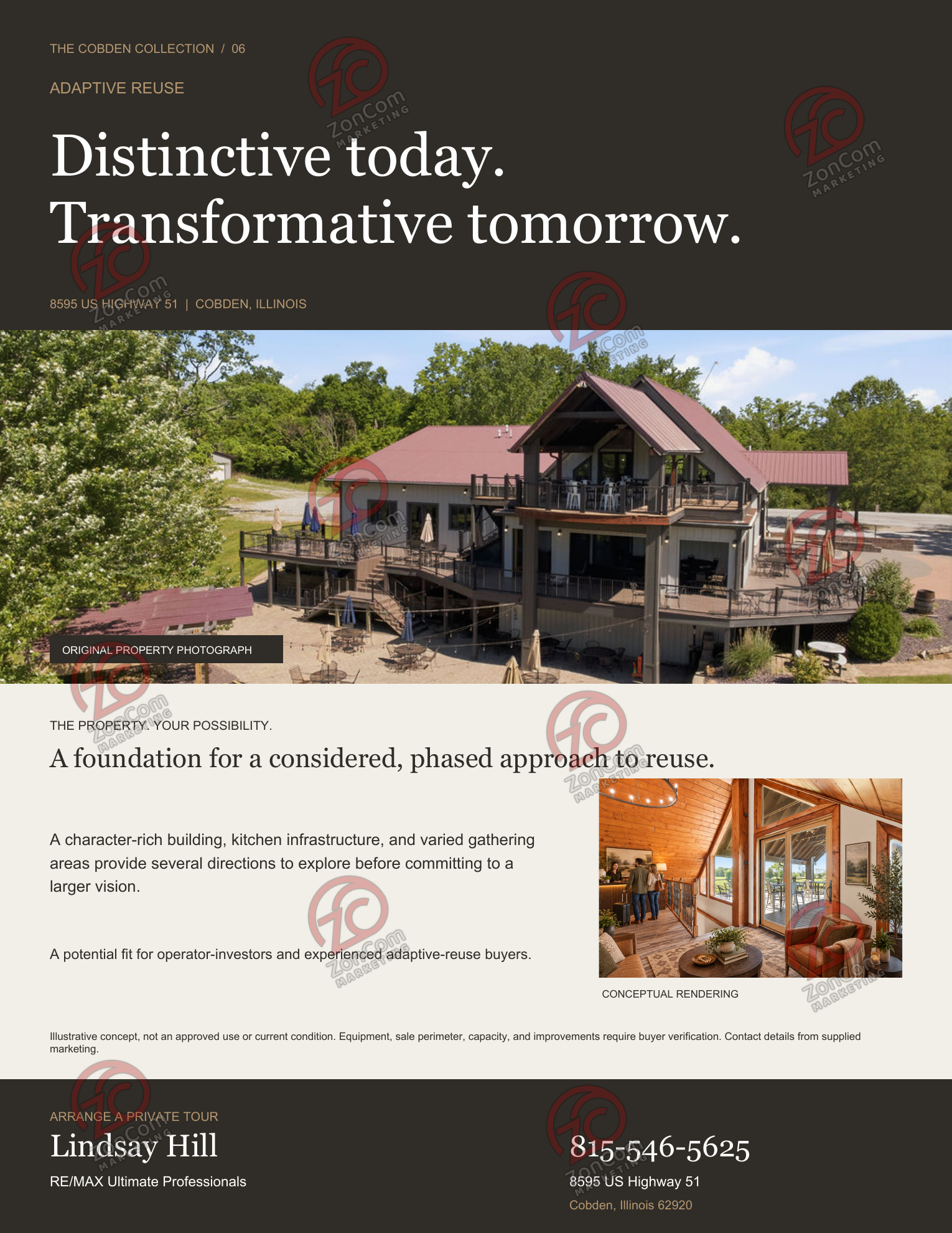 Adaptive reuse flyer, the property collection